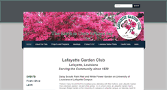 Desktop Screenshot of lafayettegardenclub.org