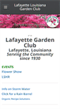 Mobile Screenshot of lafayettegardenclub.org