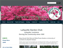 Tablet Screenshot of lafayettegardenclub.org